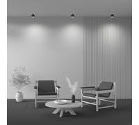 Maytoni lámpara LED de techo Planet, negra, Ø 10 cm aluminio 3.000 K EC:EPREL:504227