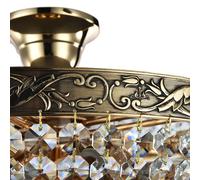 Maytoni Palace lámpara de araña, pantalla cristal