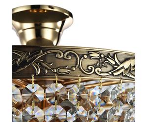 Maytoni Palace lámpara de araña, pantalla cristal