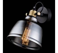 Maytoni Pantalla de vidrio ahumado - aplique Irving