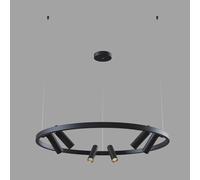 Maytoni Satellite colgante LED 3.300 K negro