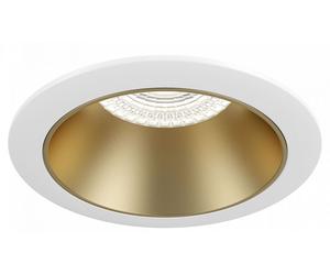 Maytoni Share lámpara empotrada 1x15 W blanco-oro DL053-01WMG