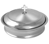 Mayur Exports Communion Ware Holy Wine serving tray with a Lid - stainless steel (Mirror/Shiny)