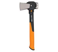 Fiskars Mazo Pro IsoCore S para partir troncos o clavar cuñas, Longitud: 36 cm, Peso: 730 g, Incluye funda, Negro/Naranja, 1062936