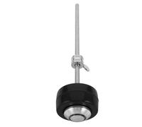 Maza de Batería Acústica Negra Eje de Metal para Bombo | Cabeza Redonda de Plástico, Instalación Sencilla y Rebote Mejorado, Compatible Pedal de Batería