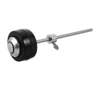 Maza de Pedal para Bombo Cabeza Redonda de Plástico Negro | Eje Metálico Estándar, Agarre Seguro y Protección del Parche, para Pedales Electrónicos y Bombo