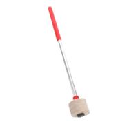 Maza para Bombo Cabeza de Fieltro y Acero Inoxidable Roja