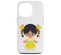 Mazahua Traditional Mexican Lele Doll Adelita Mexicana Otomi Carcasa para iPhone 13 Pro
