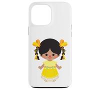 Mazahua Traditional Mexican Lele Doll Adelita Mexicana Otomi Carcasa para iPhone 13 Pro MAX