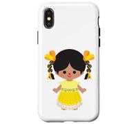 Mazahua Traditional Mexican Lele Doll Adelita Mexicana Otomi Carcasa para iPhone X/XS