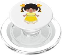 Mazahua Traditional Mexican Lele Doll Adelita Mexicana Otomi PopSockets PopGrip para MagSafe