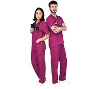 MAZALAT work wear Uniforme Sanitario Mujer | Uniforme Sanitario Hombre - Conjunto Unisex Casaca y Pantalón | Pijama Médico | Cómodo, Ligero y Ideal Para Uso Diario Profesional