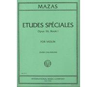 MAZAS - Estudios Especiales Op.36 Vol.1 para Violin (Galamian)