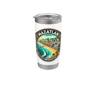 Mazatlán México Crucero Destino Vacaciones Vaso térmico de acero inoxidable de doble pared