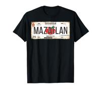 Mazatlán México License Plate Mexican Travel Vacation Beach Camiseta