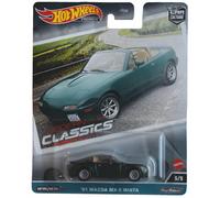 Mazda MX-5 Miata Hot Wheels 1991 Cl sicos modernos 5/5 [Verde]