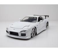 Mazda RX-7 1993 Blanco Fast & Furious Coche De Modelo 1:24 Jada Toys