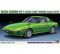 Mazda Savanna Rx-7 (sa22c) Early Versión Limited 1:24 Plástico Modelo Kit