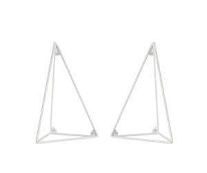 Maze 2 Soportes para balda Pythagoras blanco