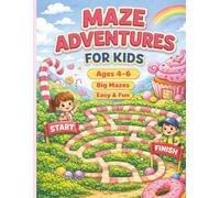 Maze Adventure for Kids: 40 Fun & Easy Square Mazes for Ages 6-8