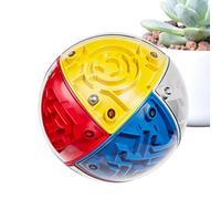 Maze Ball, Fun Sphere Party Favor Interactive Brain Teaser Puzzle Rolling Labyrinth Game Stress Relief Handheld Toy, for Kids Boys Girls Teens Adults Car Travel Kindergarten Birthday Home