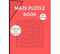 Maze Book for brain activity: Fun maze for kids and audlts