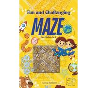 Maze Book For Explorers - Easy Medium Hard levels.: 40-Mazes, Travel friendly, Size- backpack compatible.