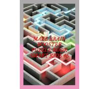 MAZE BRAIN BOOSTER PUZZLE BOOK SMART KIDS 45