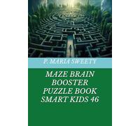 MAZE BRAIN BOOSTER PUZZLE BOOK SMART KIDS 46