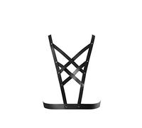 Bijoux - indiscrets maze arnes cruzado con escote negro
