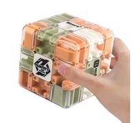 Maze Cube - Gran 3D, Juguete Sensorial Lógico De Bola De Laberinto, Regalo para Adultos, Adolescentes, Niños Y Niñas, Viaje A Casa, Vacaciones, Avión, Coche | Gadget De Fiesta De BU