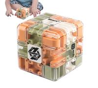 Maze Cube - Juguete Educativo De Laberinto Puzzle 3D, Juego De Cerebro De del Estrés | Actividad de Aprendizaje Diversión para, Adolescentes, Adultos, Regalos De Fiesta D