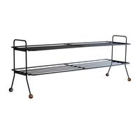 Maze Estante zapatero Bill Shoe Shelf L negro-marrón oscuro