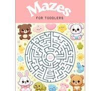 Maze for Toddlers (Ages 2-6): A fun and simple maze book for toddlers ages 2-6! Big, easy mazes with cute designs help build focus, hand-eye coordination, and confidence while kids learn through play.