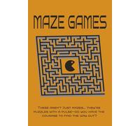 MAZE GAME: 50+ Mazes for Adults, Teens, and Kids | Fun Brain-Boosting Puzzles for Gifts, Vacations, and Relaxing Free Time | 6x9 Travel Size