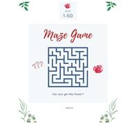 Maze Games for Smart Kids - 50 Fun Puzzle Challenges with Solutions: (7.5in x 9.25in, 100 Pages)