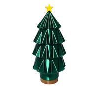 Maze - Hucha con diseño de árbol de Navidad, rompecabezas 3D, soporte de | El adorno de laberinto interactivo hecho a mano de ácido poliláctico almacena regalos en efectivo para la diversión navideña