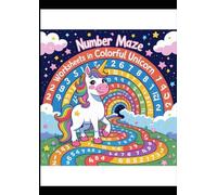 Maze in colorful unicorn theme - Numbers: Numbers, Maze, Worksheets, fun Colorful, Unicorn, early learning, activity, Missing numbers