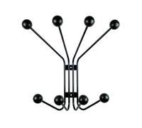 Maze Perchero de pared Bill S negro