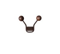 Maze Perchero de pared Bill XXS Dark mocha