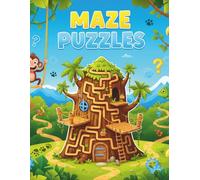 MAZE PUZZLE: 72 Mazes| Three Levels of Fun from Easy to Advanced