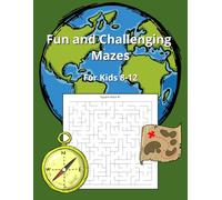 Maze Puzzle Book for Kids: 100 Different Mazes, 2 Different Designs: Go on an adventure with this Maze Puzzle Book! Find 100 different mazes to solve ... Round and square mazes with instructions.