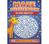 Maze Puzzle Book for Kids Ages 4-8