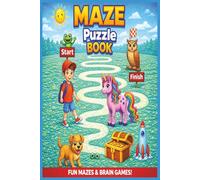 Maze Puzzle Book: Fun Mazes & Brain games | 6x9 inches | 60+ mazes at various levels