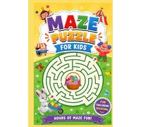 Maze Puzzle for Kids: Fun, Easy & Challenging Mazes for Boys and Girls Ages 4-8: Amazing Activity Maze Book with Cute Animals