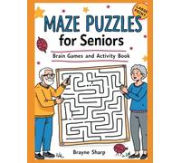 Maze Puzzles for Seniors - Brain Games & Summer Activities: 75 Easy & Relaxing Mazes for Memory Improvement, Dementia Prevention for Senior Citizens | ... Adults Men Women | Best Gift for Elders Bulk