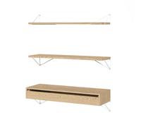 Maze Sistema de estanterías Pythagoras Bundle C roble-blanco