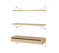 Maze Sistema de estanterías Pythagoras Bundle C roble-latón