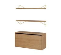 Maze Sistema de estanterías Pythagoras Bundle F roble-latón