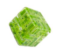 Maze Toy - 3.35 Inches Roller Ball Cube for Classroom Fun, Birthday Parties with Educational Puzzle Function, 3D Game for School Family Gatherings, Abs Multicolor, Lightweight Portable Use